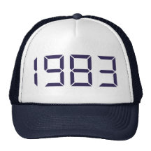 Año del nacimiento - 1983 - cumpleaños gorro de camionero