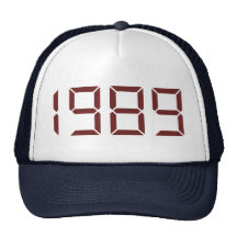 Año del nacimiento - 1989 - cumpleaños gorra