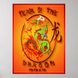 Año del poster Dragon-2012