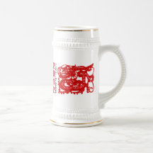 Año del regalo 2012 del dragón taza de café