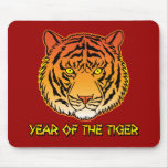Año del retrato del tigre alfombrilla de raton