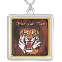 año del tigre colgantes