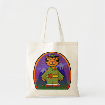 Año del tote del tigre bolsa