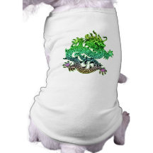Año hermoso de los regalos del dragón camisetas mascota