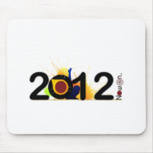Año Nuevo ahora 2012. Alfombrillas De Ratones