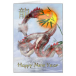 Año Nuevo chino - año del dragón - 2012 Tarjetón