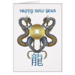 Año Nuevo chino - año del dragón Felicitacion