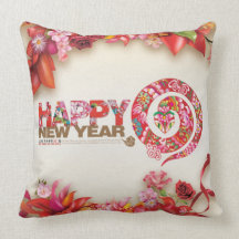 Año Nuevo chino feliz 2013 Almohadas