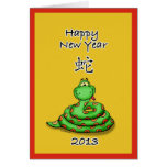 Año Nuevo chino feliz - 2013 Felicitacion