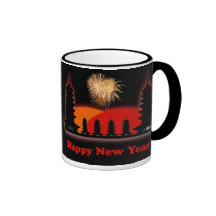 Año Nuevo chino feliz del vietnamita del dragón Taza De Café
