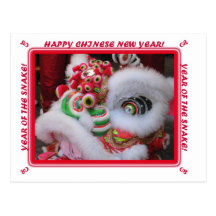 ¡Año Nuevo chino feliz! (Grasa Choy de Kung Hee!) Tarjetas Postales