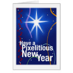 Año Nuevo de Pixelitious Felicitacion