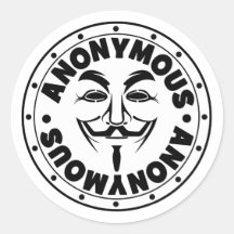 Anónimo Etiquetas Redondas
