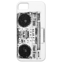 años 80 Boombox iPhone 5 Carcasa