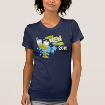 Años Nuevos adaptables de Champán Camiseta