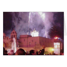 Años Nuevos de fuegos artificiales Tarjetas