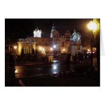 Años Nuevos de luces en parque del balboa Tarjetas