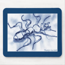 Ant_Blue Alfombrillas De Raton