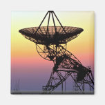 Antena de plato de la radioastronomía iman para frigorífico