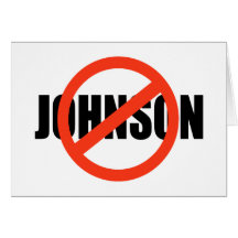 ANTI-JOHNSON TARJETÓN