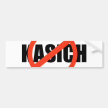 ANTI-KASICH ETIQUETA DE PARACHOQUE