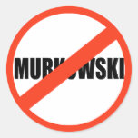 ANTI-MURKOWSKI ETIQUETA REDONDA