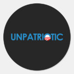 Anti-Obama - antipatriótico Pegatina