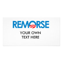 Anti-Obama Bumpersticker - remordimiento Tarjetas Fotograficas Personalizadas