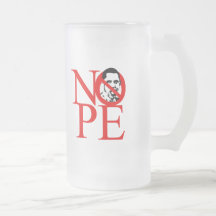 Anti-Obama/camiseta de Nope Tazas