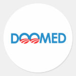 Anti-Obama - condenado Etiqueta