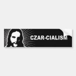 Anti-Obama - Czarcialism Etiqueta De Parachoque