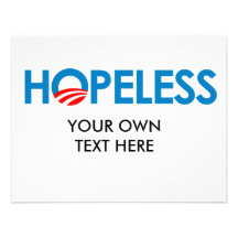 Anti-Obama - DESESPERADO Invitaciones Personalizada