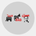 Anti-Obama - el bueno. El malo. El Commie Etiquetas