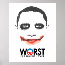 Anti-Obama - el negro peor de presidente Ever Poster