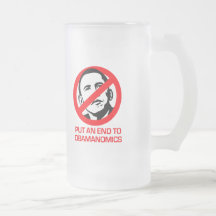 Anti-Obama - extremo Obamanomics Taza De Café