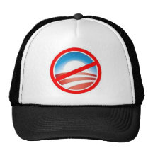 Anti-Obama - ningún Obama 2012 Gorro De Camionero
