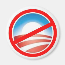 Anti-Obama - ningún Obama 2012 Iman Para Frigorífico