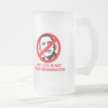 Anti-Obama - no su Obamanation Tazas