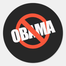 ANTI-OBAMA PEGATINA