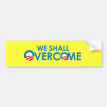 ANTI-OBAMA - SUPERAREMOS PEGATINA DE PARACHOQUE