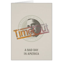 Anti-Obama - un MÚN DÍA EN AMÉRICA - tarjeta
