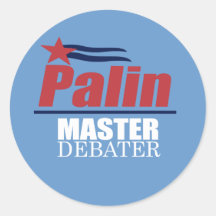ANTI-PALIN - Debater principal Pegatina