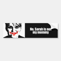 ANTI-PALIN - Sarah no es mi mamá Etiqueta De Parachoque