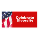 Anti-Republicano - celebre la diversidad Diseño De Tarjeta Publicitaria