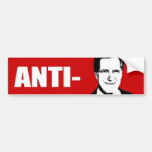 Anti-Romney Etiqueta De Parachoque