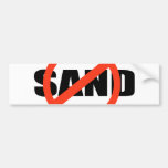 ANTI-SAND ETIQUETA DE PARACHOQUE