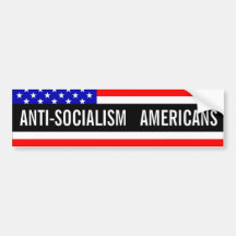 Anti-Socialismo Etiqueta De Parachoque