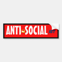 Anti-Socialista Etiqueta De Parachoque