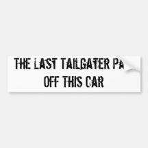 Anti-tailgater Pegatina De Parachoque