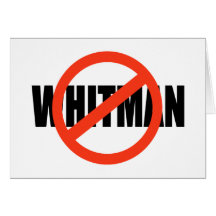 ANTI-WHITMAN TARJETA
